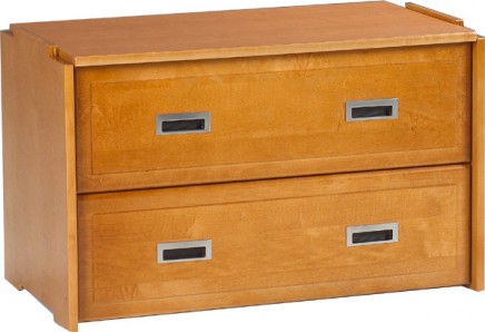 Woodcrest 2 Drawer Stackable Chest, 36"W